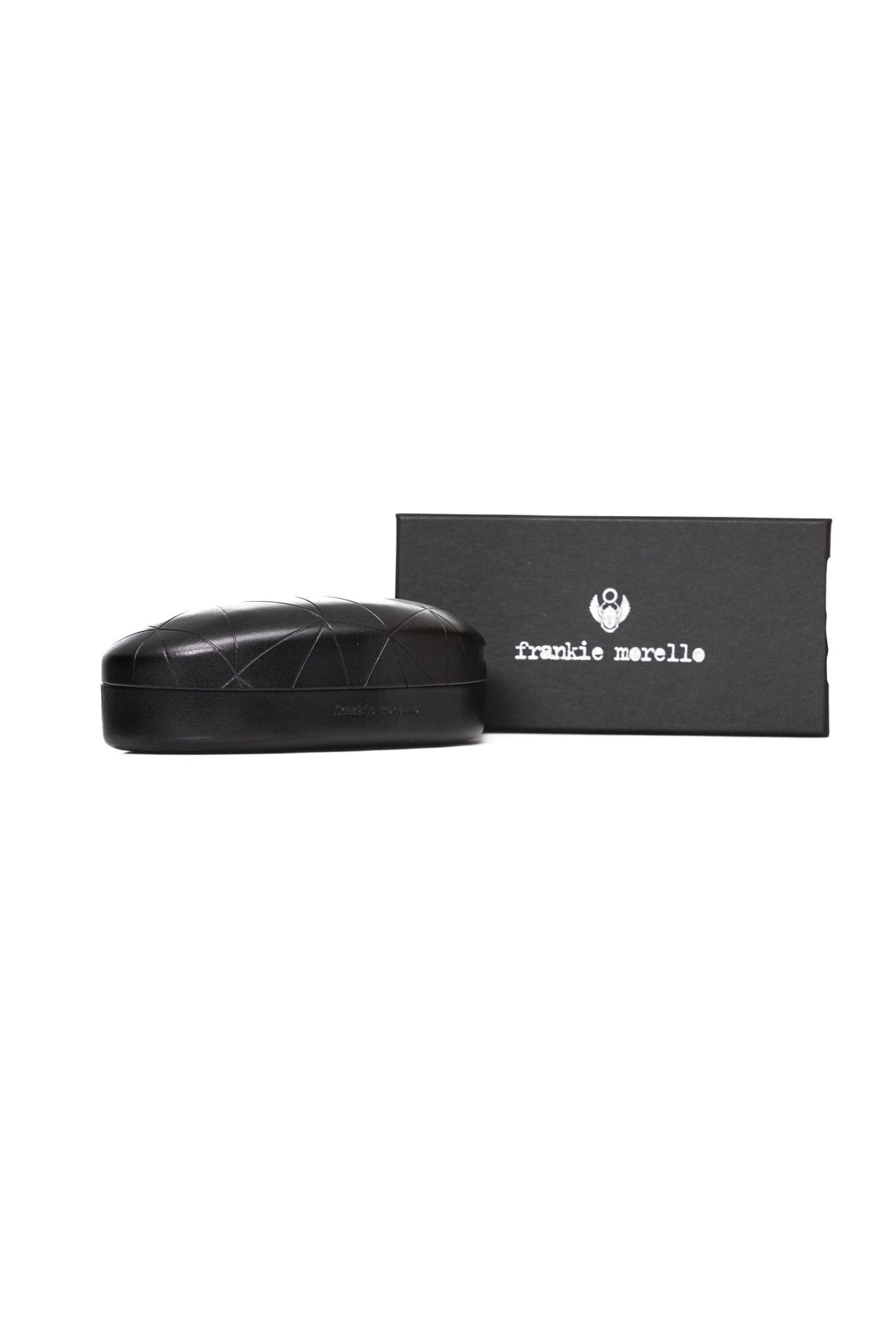Frankie Morello Silver Metallic Fiber Men's Sunglass