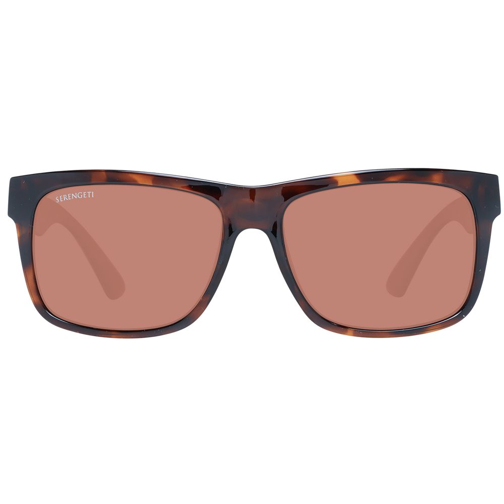 Serengeti Brown Plastic Sunglasses
