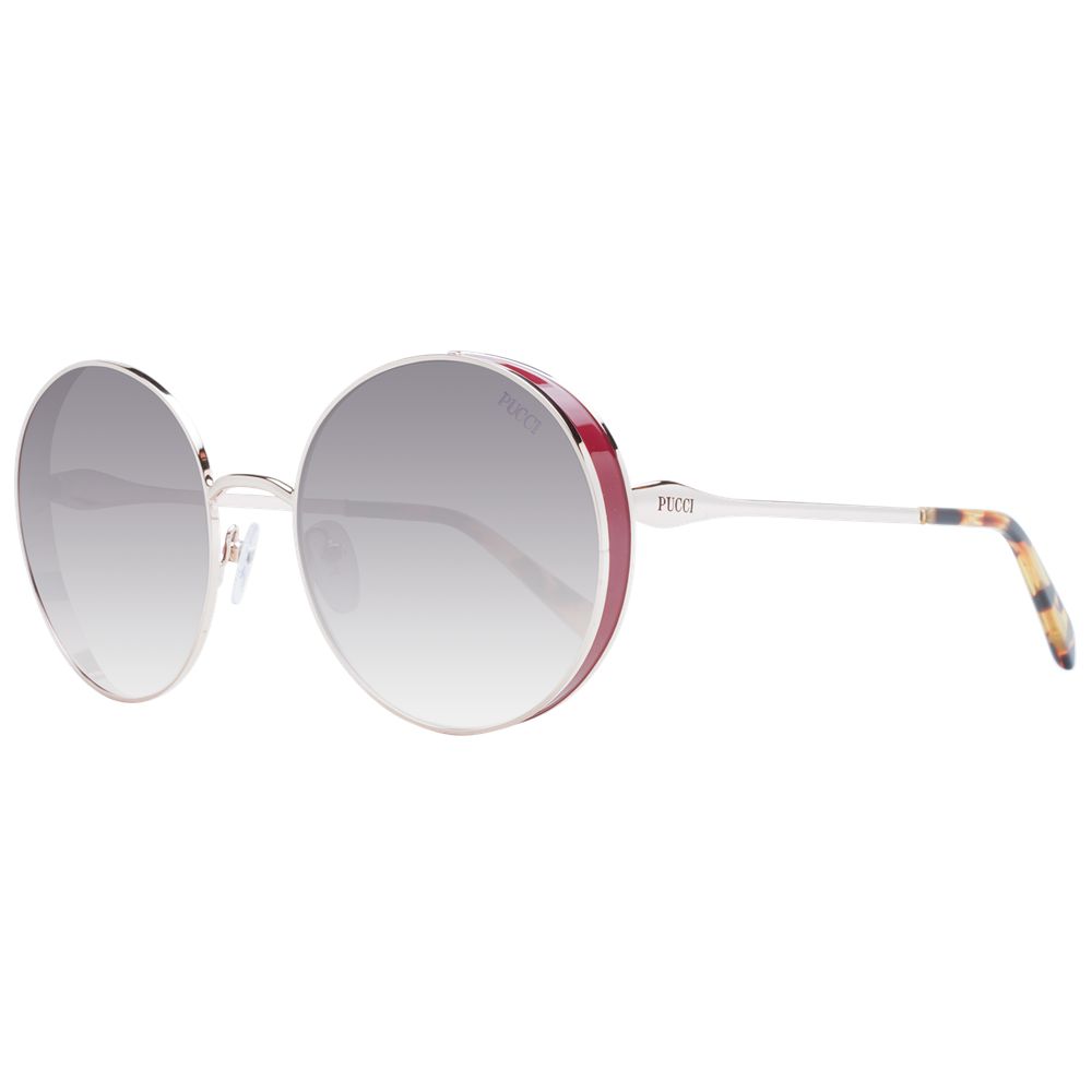 Emilio Pucci Rose Gold Metal Sunglasses