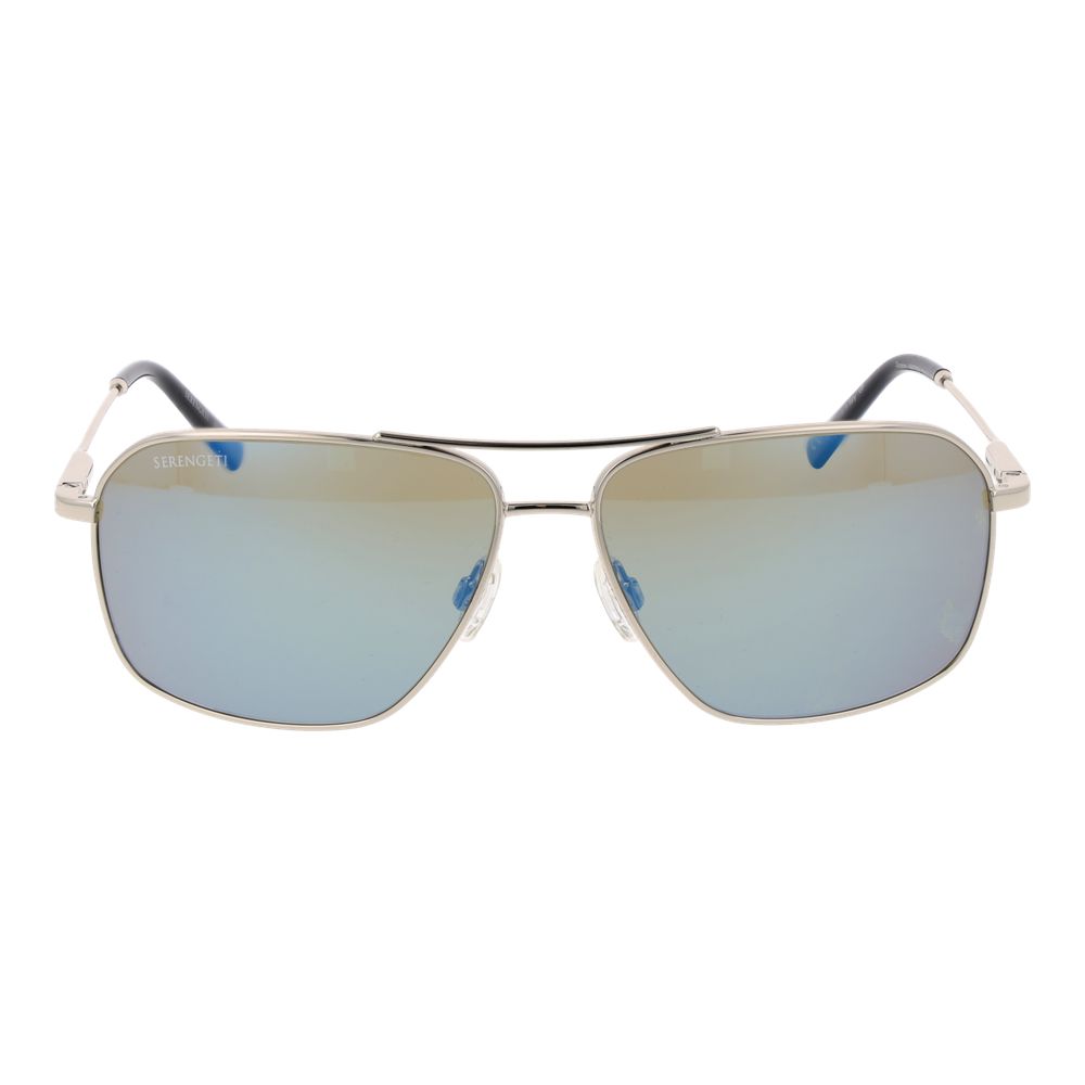 Serengeti Silver Metal Sunglasses