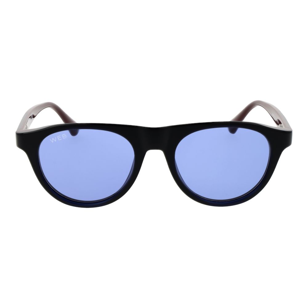 Web Blue Plastic Sunglasses