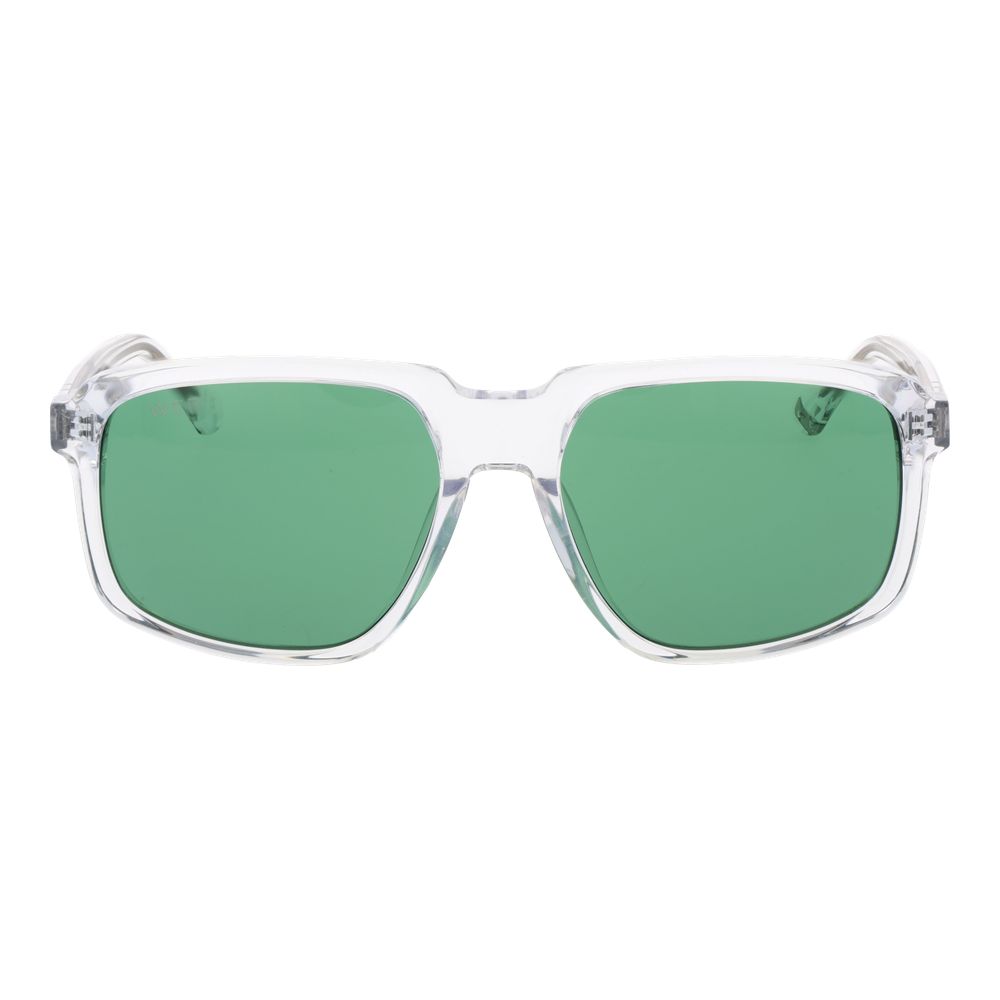 Web Transparent Plastic Sunglasses