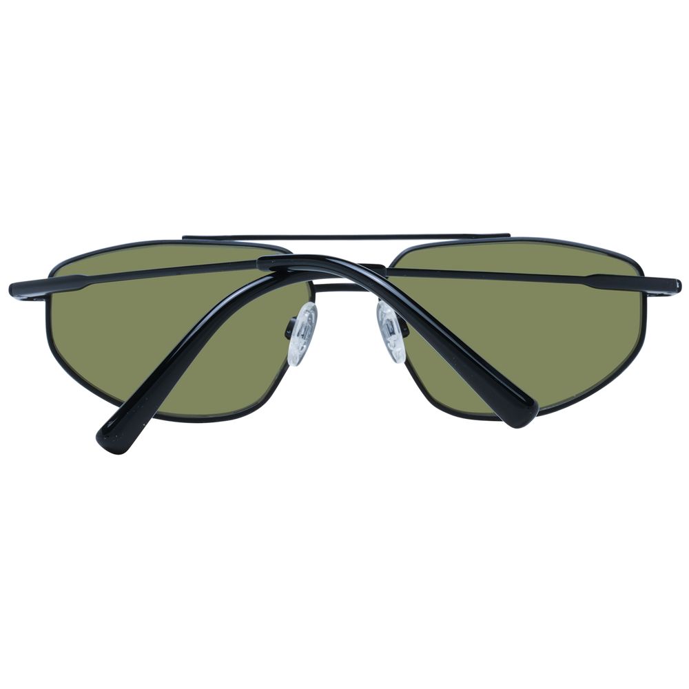 Serengeti Black Metal Sunglasses