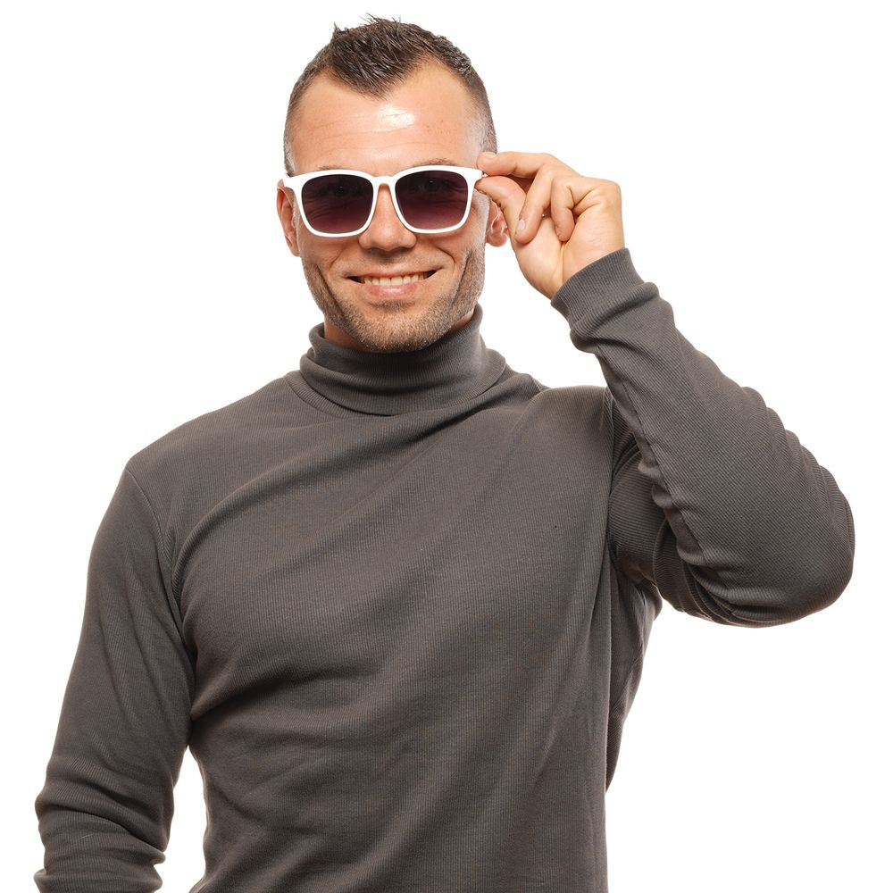 Spy White Plastic Sunglasses