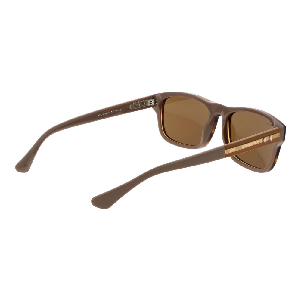 Web Brown Acetate Sunglasses