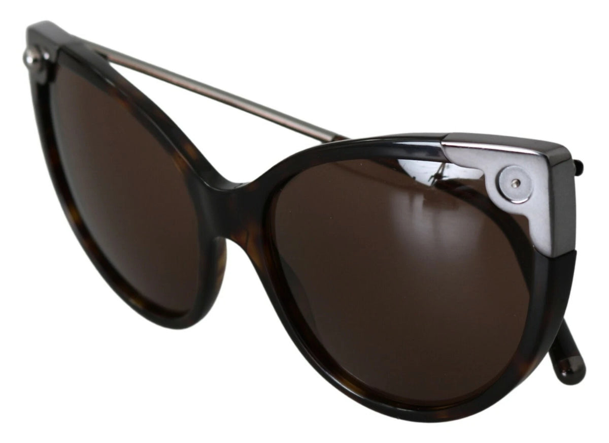 Dolce & Gabbana DG4337 Dark Havana Cat Eye Women Eyewear Sunglasses