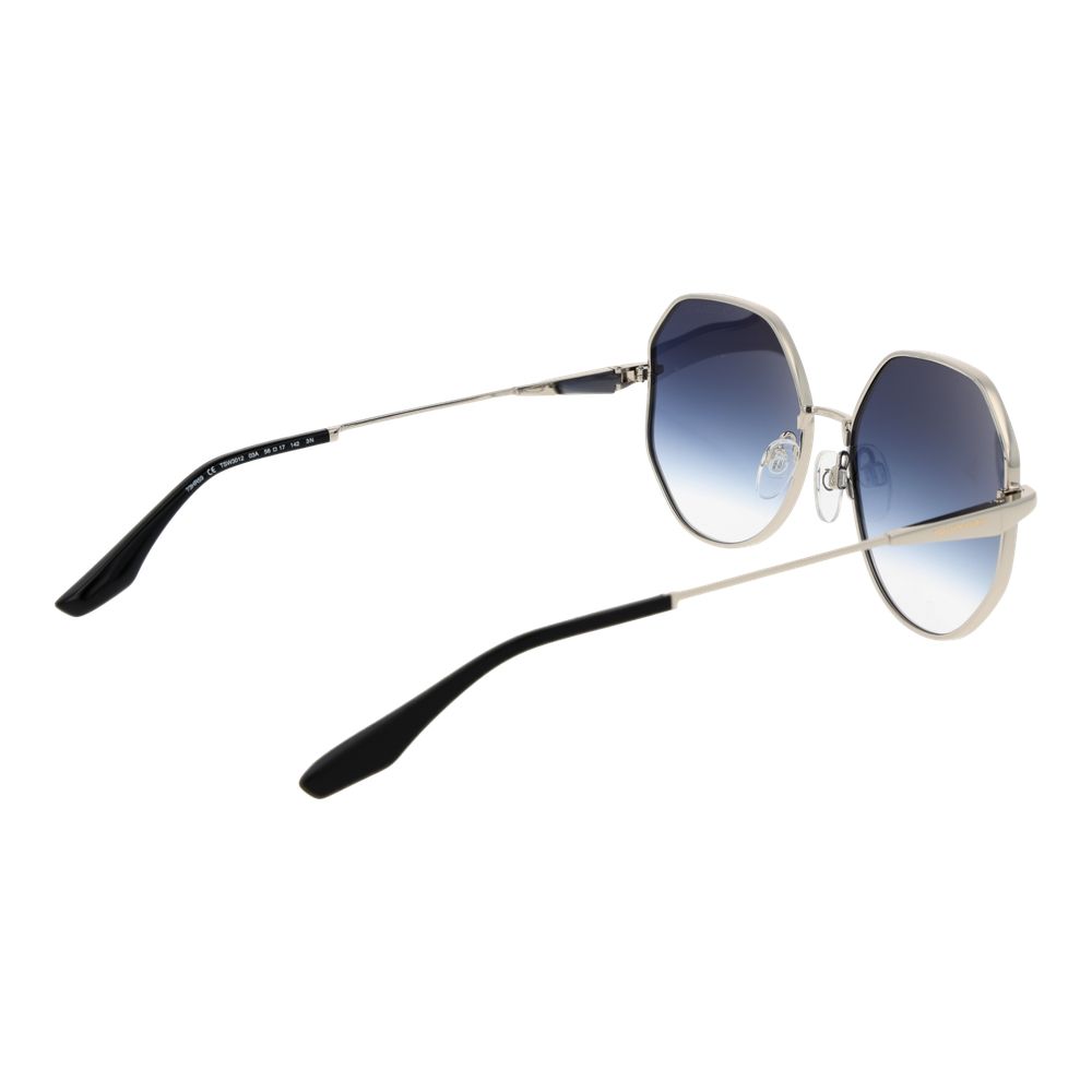Trussardi Silver Metal Sunglasses